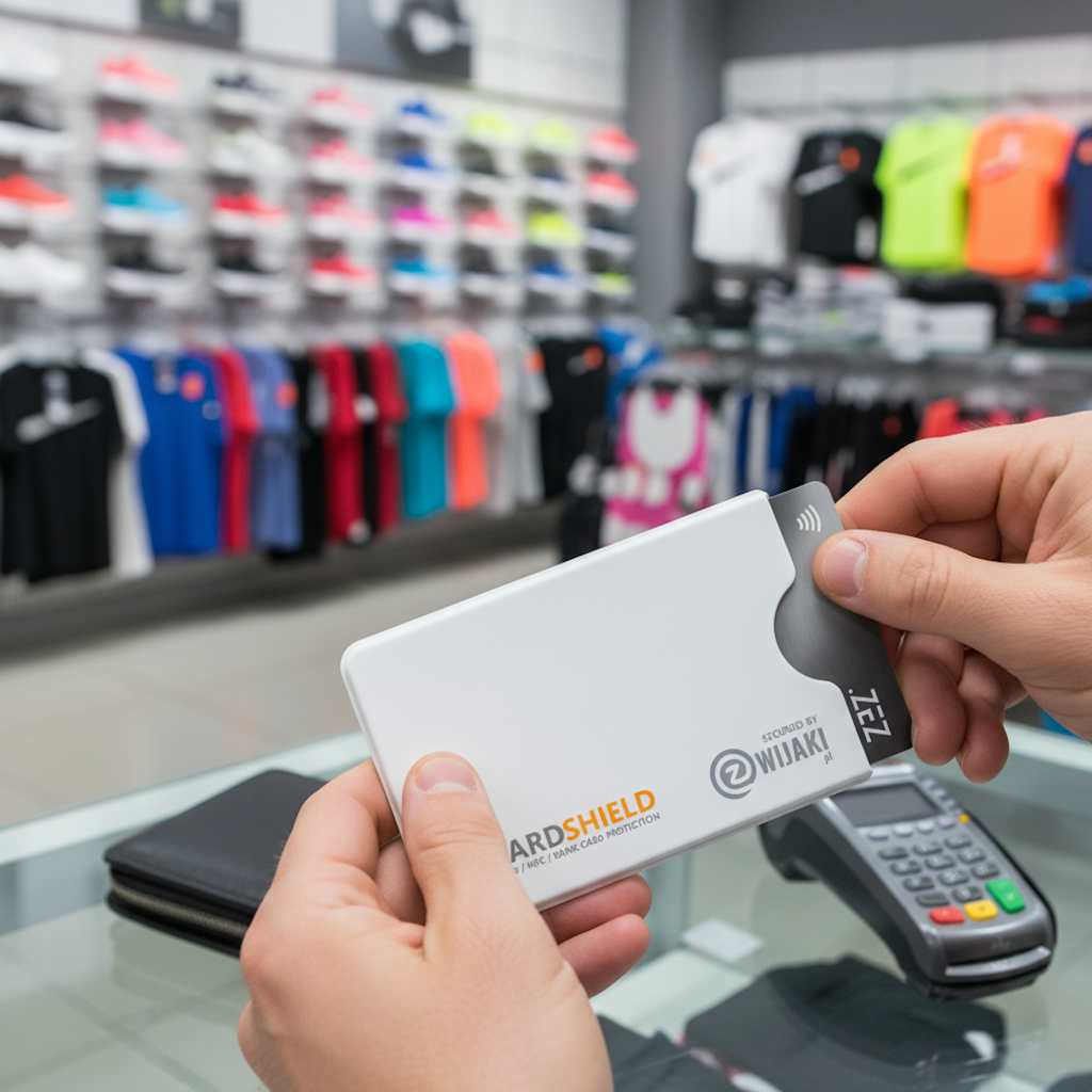 Sztywne etui RFID CardShield – plastikowe etui na kartę – czarne / białe (NK011) - obrazek 7