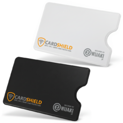 Sztywne etui RFID CardShield – plastikowe etui na kartę – czarne / białe (NK011)
