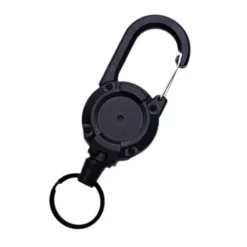 Retraktor "HOOK" w wytrzymałej obudowie z dużym karabińczykiem i metalową linką (NK224)