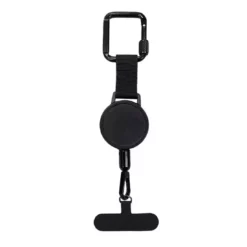 Smycz do telefonu antykradzieżowa HEAVY DUTY z metalową linką i karabińczykiem (NK275)